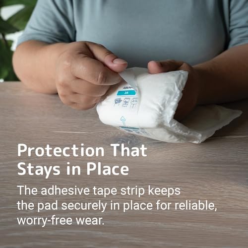 Abena San Premium Incontinence Pads, Light Absorbency, (Sizes 1 to 3A), Size 3A, (Pack of 7, 196 Count Total)