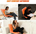 Suchtale Plug-in Heated Seat Cushion, Corduroy Heating Chair Pad with 3 Heat Levels & Timer, Fast-Heating 5V2A Input, Soft Thick Padding for Office, Home & Indoor Seating –White