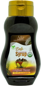 USDA Organic Date Syrup, 100% Natural Sweetener, No Added Sugar, Original Flavor, 400g – Kosher Certified, Vegan & Kid-Friendly