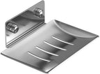 Wall Mounted Soap Box Drain Holder Storage Rack Sponge(D)