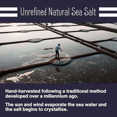 Le Marinier Fleur de Sel 0.6lb - 8.81oz. French Sea Salt- Flower of Salt. Mineral Rich, Unrefined, 100% Natural, Hand Harvested, Finishing Salt (0.6lb Fleur de Sel)