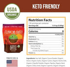 Organic Fajita Seasoning - Did Someone Say Chipotle by Flavor Seed, Carnivore & Keto Friendly Blend for Chili, Beef, Chicken, Seafood, Burrito & Enchilada, No Sugar, 5oz Resealable Pouch
