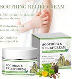 2Pcs Soothing Relief Cream, Herbal Moisturizer for Sensitive Skin, Herbal Soothing Cream, Hydrating & Refreshing, Suitable for Daily Skin Care