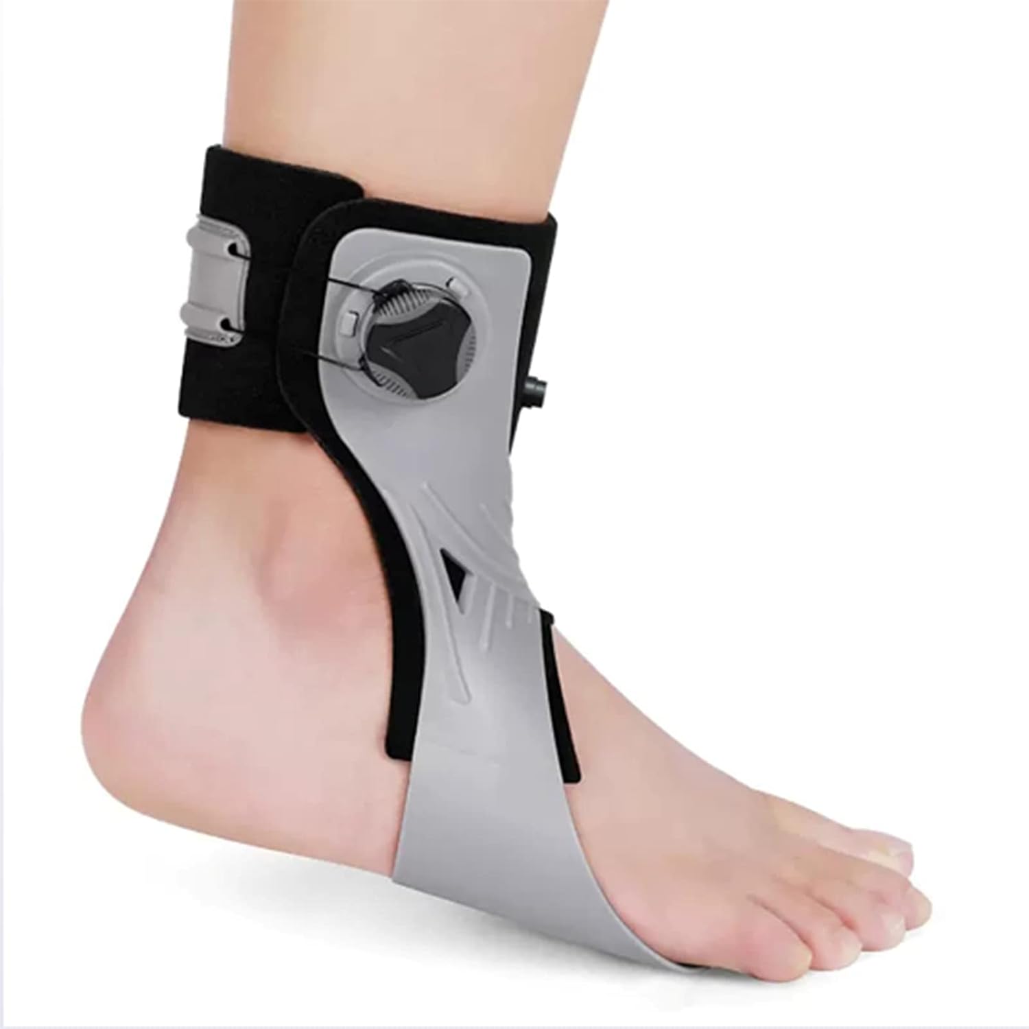 SFKLYU Drop Foot Brace Foot Orthosis AFO Drop Foot Brace Support for Hemiplegia Stroke Shoes Walking Foot Stabilizer,B2 right,L