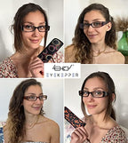 Eyekepper 4-Pack Beautiful Colors Spring Hinge Rectangular Reading Glasses