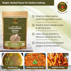 Spice Magic Whole Coriander Seeds | 7 oz (200 g) Resealable Pouch | Whole Coriander Seeds for Cooking | Premium Quality, 100% Natural Spice for Curries, Pickling & Global Cuisine
