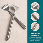 2 Pack Telescoping Back Scratcher for Adults, Metal Extendable Backscratchers with Retractable Handle, Telescopic Collapsible Back Scratcher Portable for Home Office Travel Itch Relief