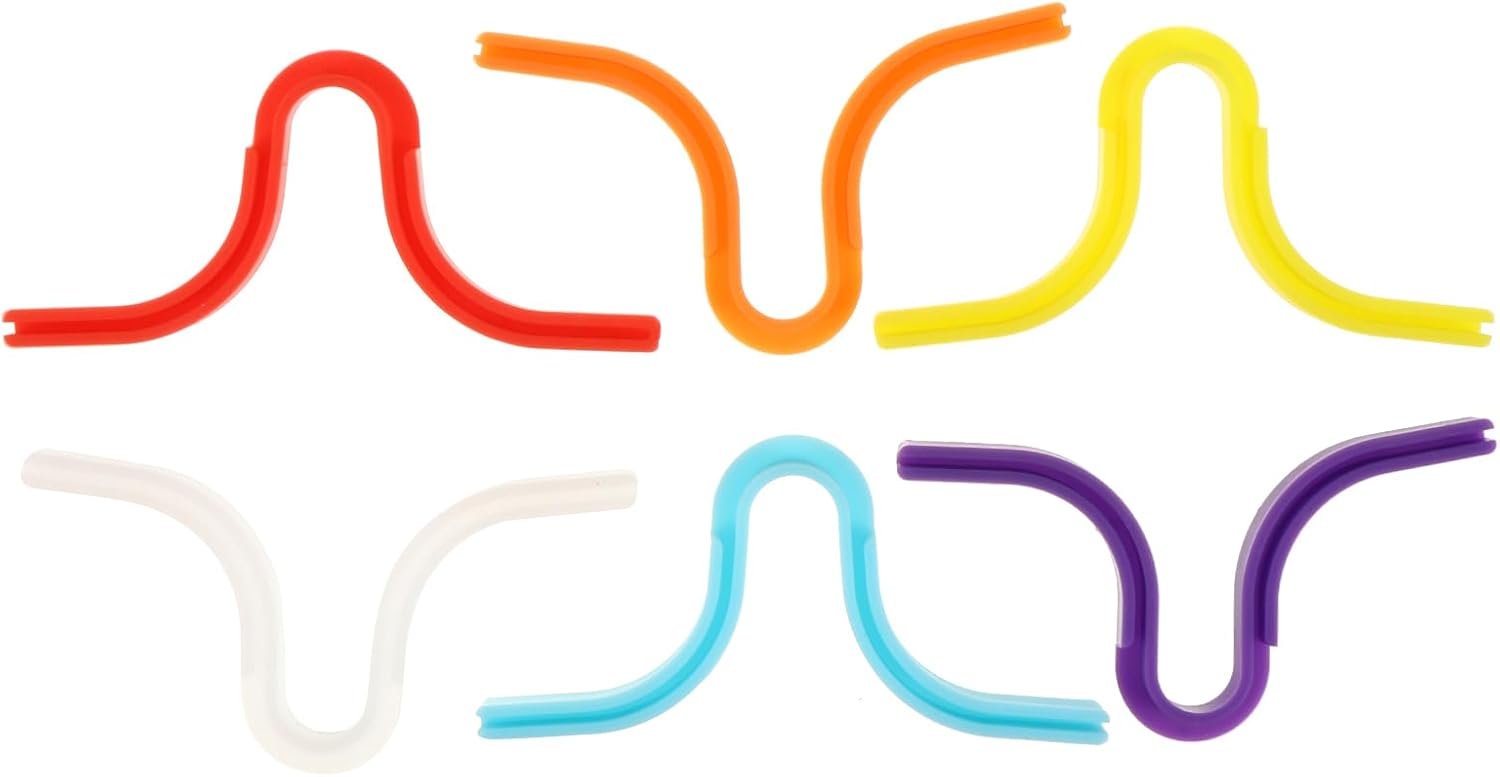 EXCEART Anti-Fog Nose Clip - 6 Pcs Silicone Nose Pads for Glasses Comfortable and Lightweight Design for Adults and Kids Prevents Fogging on Eyewear