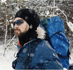 Winter Neck Face Mask Polyester Wool Thickened Windproof Breathable Winter for Face Protection Warm Riding Mask Head