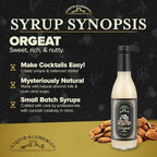 Liquid Alchemist Orgeat Syrup for Cocktails - Real Ingredients Make Our Almond Syrup the Perfect Mai Tai Mix - Non-GMO, Gluten Free & Vegan (12.7 oz)