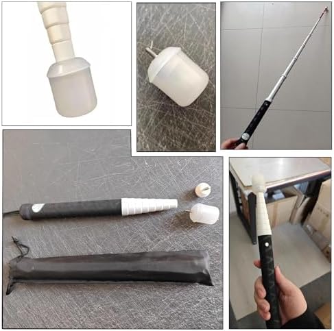 Telescopic Blind Cane - Titanium Alloy Folding Climber Cane That, for The Blind or Visually Impaire, with Screw-in Marshmallow Cane Tip