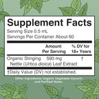 MARYRUTH'S Organics Stinging Nettle Leaf Extract | Detox Supplement Herbal Drops | USDA Organic | Vegan | Non-GMO | Gluten Free | 1 Fluid Oz
