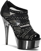 Pleaser Women's Delight-8/BVS/PWCH Platform Sandal