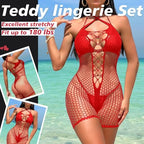 Sexy Lingerie for Women Naughty Fishnet Lingerie Set Bodysuit Outfits Erotic Sheer Mesh Teddies