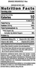 Reign Total Body Fuel, Orange Dreamsicle, Fitness & Performance Drink, 16 Fl Oz (Pack of 12)