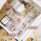 100PCS Jewelry PVC Storage Bags Self Seal Small Pouches Zipper Bag Clear Plastic Packing Jewelry Transparent Anti Tarnish Jewelry Bags for Holding Rings Earrings (100PCS)
