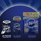 ECLIPSE Gum Winterfrost Sugarfree Chewing Gum, Bulk, 2.9-Ounce 60 Piece Bottle (4 Bottles)