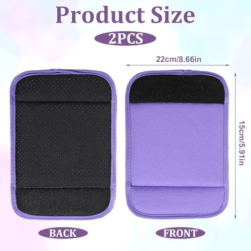 2 PCS Walker Handle Cushions, Purple Walker Hand Crutch Covers, Walker Handle Pads for Crutches, Walker, Rolling Wheelchair, Rollator Handle