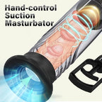 Penis Vacuum Pump, Manual Penis Enlarger Enlargement Extend Pump Air Pressure Device, Adult Male Sex Toys for Men Stronger Bigger Erections with 3pcs Suction Sleeves