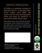 Colombia Jo: 12 oz, Organic Ground Gourmet Coffee, Medium Roast, Creamy Body, Fair Trade Certified, USDA Certified Organic, 100% Arabica, NON-GMO, Gluten Free, Gourmet Specialty Grade by Jo Coffee®