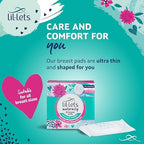 Lil-Lets Hospital Bag Essentials Bundle with Lil-Lets Maternity Maxi Pads X 30 Count and Lil-Lets Maternity Breast Pads X 120 Count