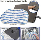 Masthome Microfiber Mop Refills 15x8 inches, 3 Pack, Washable & Reusable Microfiber Mop Pads for Wet and Dry Use, Large Surface Mop Replacement Pads for Flat Mop B076HM59FX, B07RQXR7PN