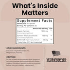 Luma Nutrition Turmeric Curcumin with Black Pepper - 95% Curcuminoids - 1950mg Per Serving - Premium Turmeric Supplement - with BioPerine for Max Absorption - Made in USA - 90 Capsules