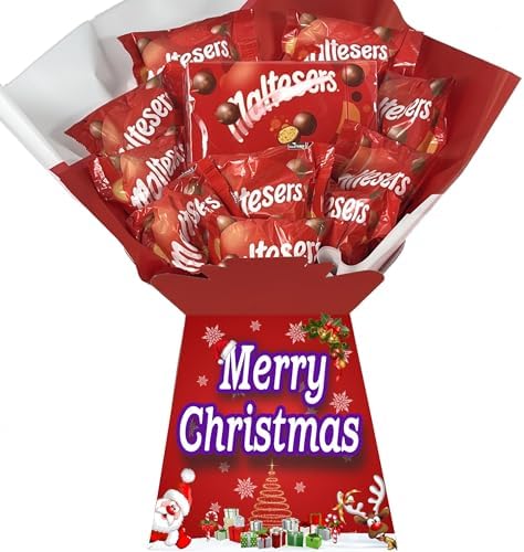 Christmas Chocolate Gift Hamper Bouquet Box (Compatible with MALTESERS)