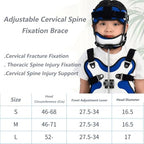 SFKLYU Adjustable Cervical Thoracic Orthosis Head Neck Chest Orthosis Lumbar Spine Orthosis Neck Support Cervical Spine Postoperative Fixed Support Rehabilitation Device,L