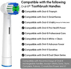 Replacement Toothbrush Heads Compatible with Oral-B Braun, 20 Pcs Professional Electric Toothbrush Brush Heads for Oral B Replacement Head Refill Pro 500/1000/1500/3000/3757/5000/7000/7500/8000