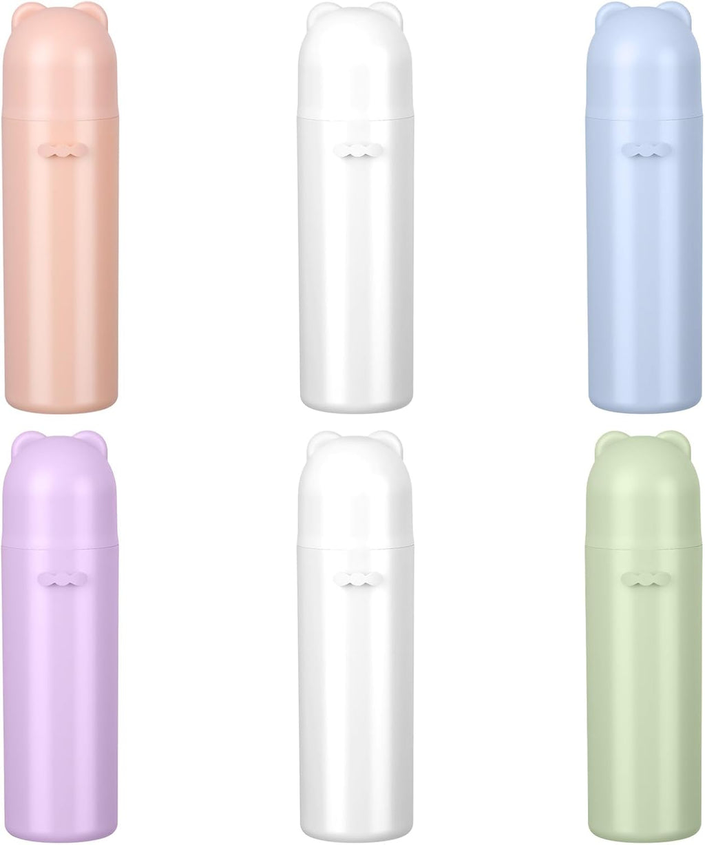 6Pcs Soft Contact Lens Remover Silicone Contact Remover Tool, Contacts Insertion Tool with Cute Storage Box, Contact Suction Cup Remover for Daily and Travel Outdoor Use