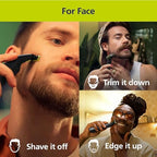 Philips Norelco OneBlade 360 Pro Face + Body, Hybrid Electric Beard Trimmer, Shaver and Bodygroomer, with 360 Blade Technology, Model QP6552/90