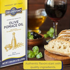 Del Destino Pomace Oil, Milder Olive Taste, Product of Italy - 1 Gallon Tin