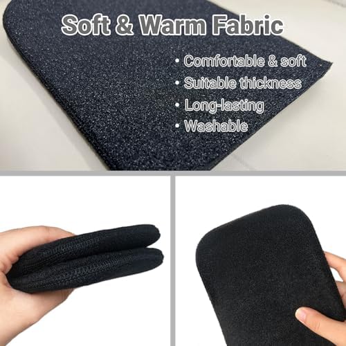 Wheelchair Footrest Cover for Elderly & Disabled - Wheel Scooters Non-Slip Footplate Protector Pads, Soft Leg Rest Cushion, 1 Pair