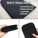 Wheelchair Footrest Cover for Elderly & Disabled - Wheel Scooters Non-Slip Footplate Protector Pads, Soft Leg Rest Cushion, 1 Pair
