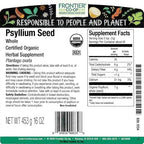 Frontier Co-op Organic Whole Psyllium Seed 1lb