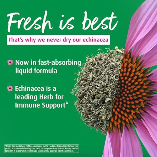 A. Vogel Echinaforce Natural Immune Support Liquid Extract Drops - Fresh Organic Echinacea - Fast Absorbing Herbal Supplement - Daily Immune Health - Soy, Dairy, & Gluten Free - Non-GMO - 1.7 fl oz