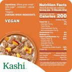 Kashi Breakfast Cereal, Organic, Whole Grain, Cinnamon Harvest, 18oz Box (1 Box)