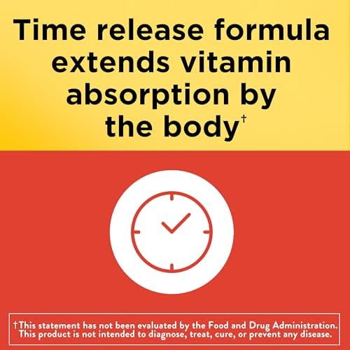 Nature Made Vitamin C 1000mg with Rose Hips, Dietary Vitamin C Supplement for Immune Support, 60 Time Release Tablets, 60 Day Supply