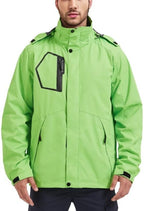 Men's Rain Jacket Waterproof Lightweight Hood jackets for Hiking Cycling Travel Raincoat S-6XL