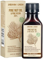 Siberian Pine Nut Oil with Pine Cedar Resin Pure Natural 100% Extra Virgin Cold Pressed 100 ml / 3.4 fl oz