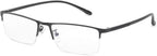 Jcerki Transition Photochromic Gray Reading Glasses Business Half Frame Photochromic Readers Eyeglasses