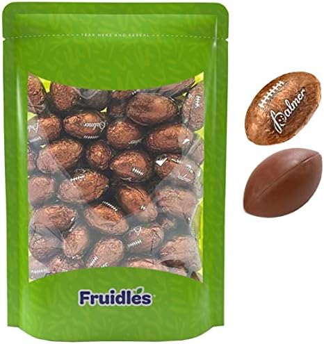 Fruidles Football Treats Sports Foiled Football, Soccer Ball, Baseballs Kosher Certified (1 Pound) Delicious Football Treats Are Perfect for Sports Parties and All Other Occasions