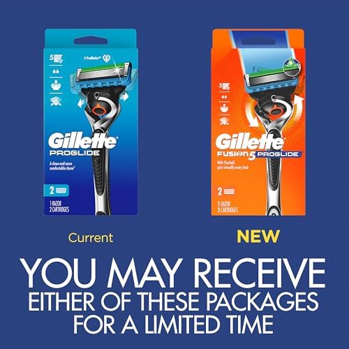 Gillette ProGlide Razor for Men, Handle + 2 Blade Refills