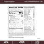 SlimFast Keto Meal Replacement Shake, Fudge Brownie Batter, Low Carb Keto Protein Powder with Collagen & Whey, No Sugar Added, Gluten Free, Weight Loss Support, 10-Serving Canister