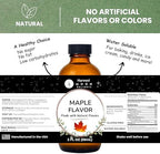 Maple Extract for Baking, Ice Cream, Drinks, and Candy - 2 Oz - Water-Soluble - By Harvest Moon Delights - Maple Flavoring, Maple Flavor