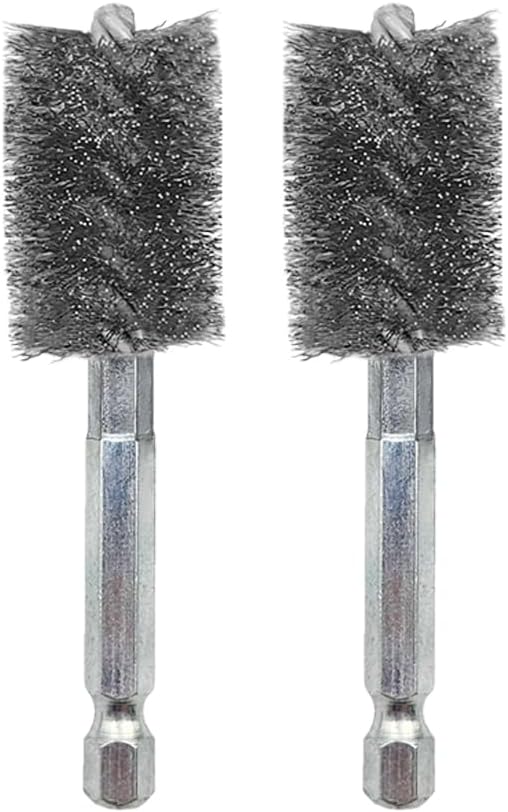 WICKED Professional ID Copper Tube Pipe Cleaner Replacement Brushes (3/4" (2-Pack))