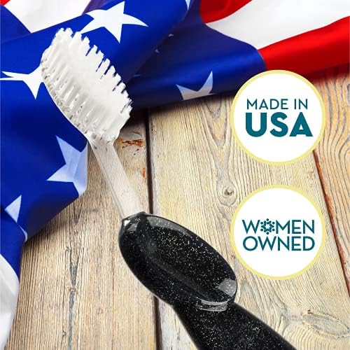 RADIUS Big Brush with Replaceable Head BPA Free & ADA Accepted Toothbrush Designed to Improve Gum Health & Reduce Gum Issues - Right Hand - Purple - Pack of 1