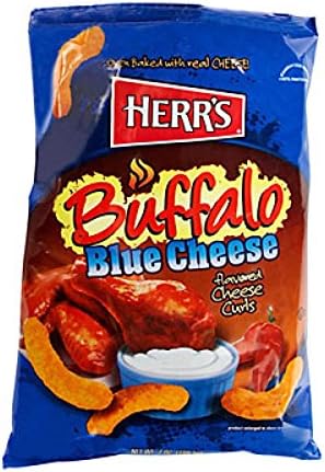 Herr's Buffalo Blue Cheese Curls, 1 Ounce (Pack of 42 bags)