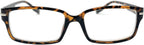 The Dean Stylish Rectangular Reading Glasses, Unisex Rectangle Readers for Men and Women